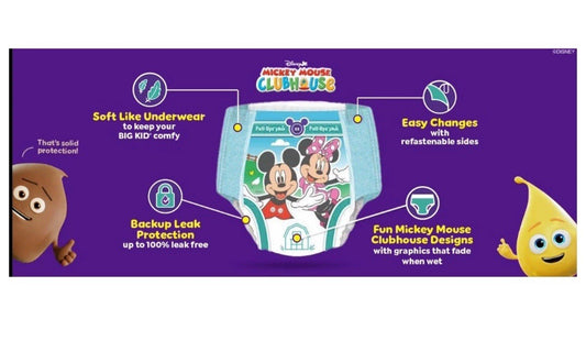Huggies Pull-Ups Plus Unisex Training Pants Size 3T-4T (32-40 lbs) 116 Count1
