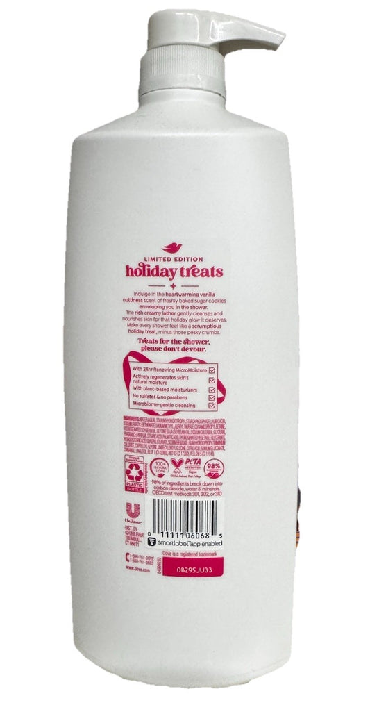 Dove Sugar Cookie Sprinkle Limited Edition Nourishing Body Wash 40 Fl Oz - NEW1