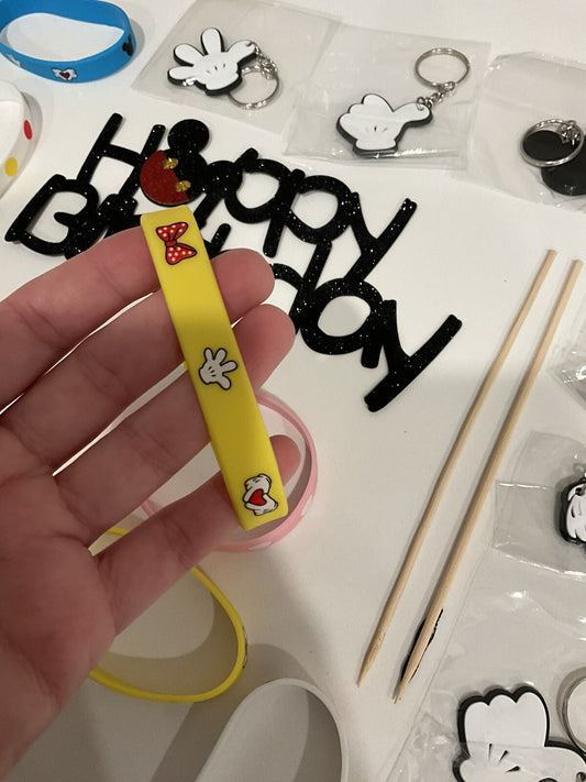 Mickey Mouse party Supplies with cake topper and party favors (31 Pcs)1