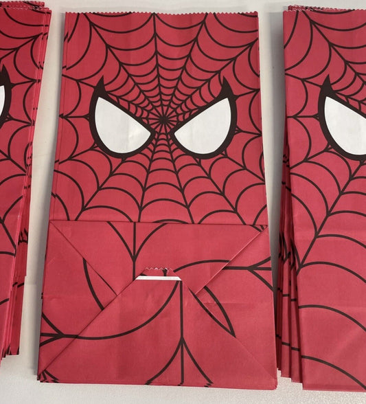 15 Bags Of Sweets And Cake Topper "ONE" Super Hero - Spider Man | Fast Shipping1