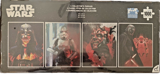 Star Wars Puzzle 4-Pack • 4 x 1000 Pieces • Collector Set • New & Sealed1