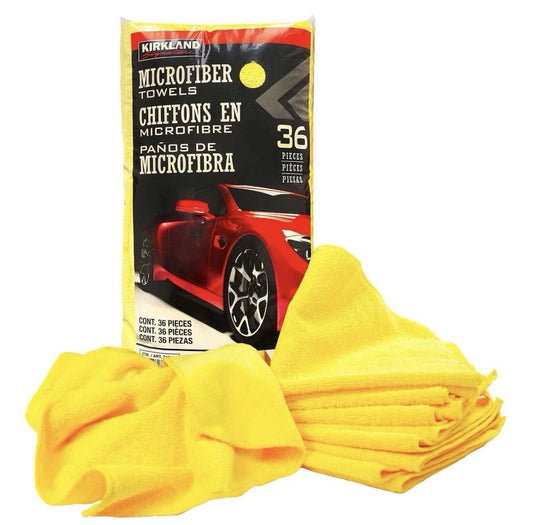 Kirkland Signature Ultra Microfiber Towels 16x16 Auto Home 36 Pack1