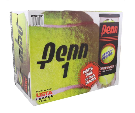 Penn Championship Extra Duty Tennis Balls 20 CANS/60 BALLS Hard Court1