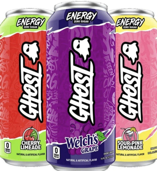 GHOST Energy Drink Zero Sugar 15 Pack Variety Pack 16 Fl Oz Sour Pink Lemonade2