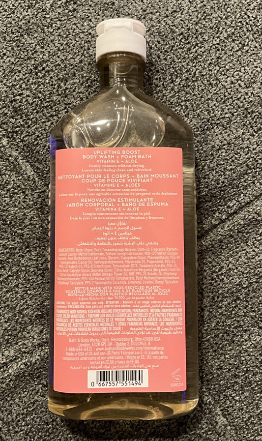 Bath & Body Works Aromatherapy Neroli Blossom & Bergamot, Body Wash + Foam Bath1