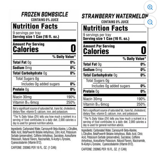 C4 Energy Drink 18 Pack (16 Fl Oz) Variety Pack - NEW1