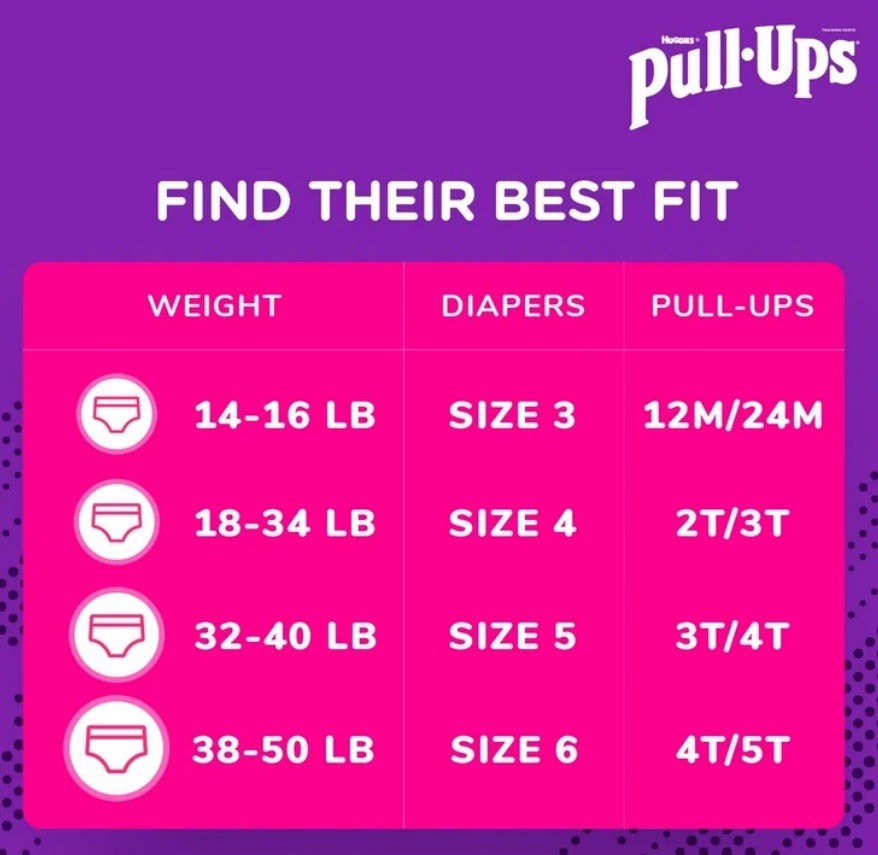 Pull-Ups Learning Designs Training Pants for Girls 4T-5T (38-50 lbs) 102 Count2