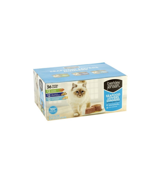 Berkley Jensen Cat Food Seafood Lovers Dinners, 36 ct. - NEW1