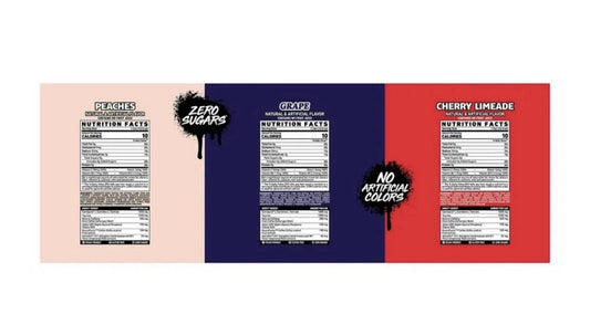 GHOST Energy Drink Zero Sugar 18 Pack Variety Pack 16 Fl Oz Peaches… - NEW1