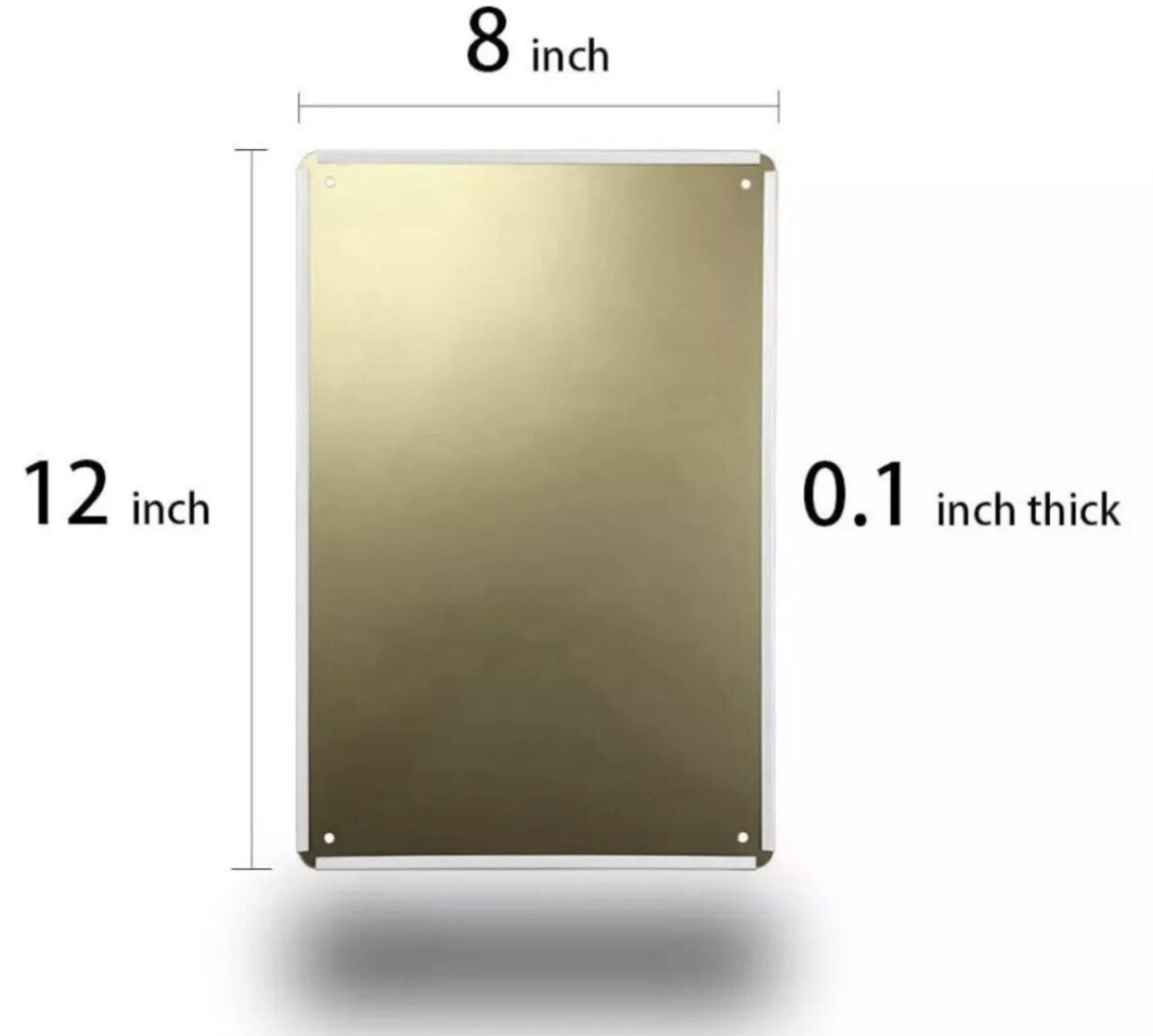 Metal sign KEEP GATE CLOSED NO MATTER WHAT CHICKENS SAY New 8”x12”2