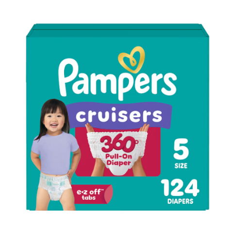 Pampers Cruisers 360° Fit Pull-On Diapers, Sizes 4-7