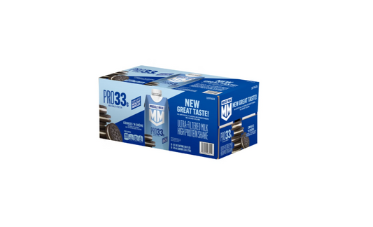Muscle Milk PRO 33g Protein Ultra-Filtered Milk Shake, Cookies 'N Crème, 11 fl oz, 18 Pack