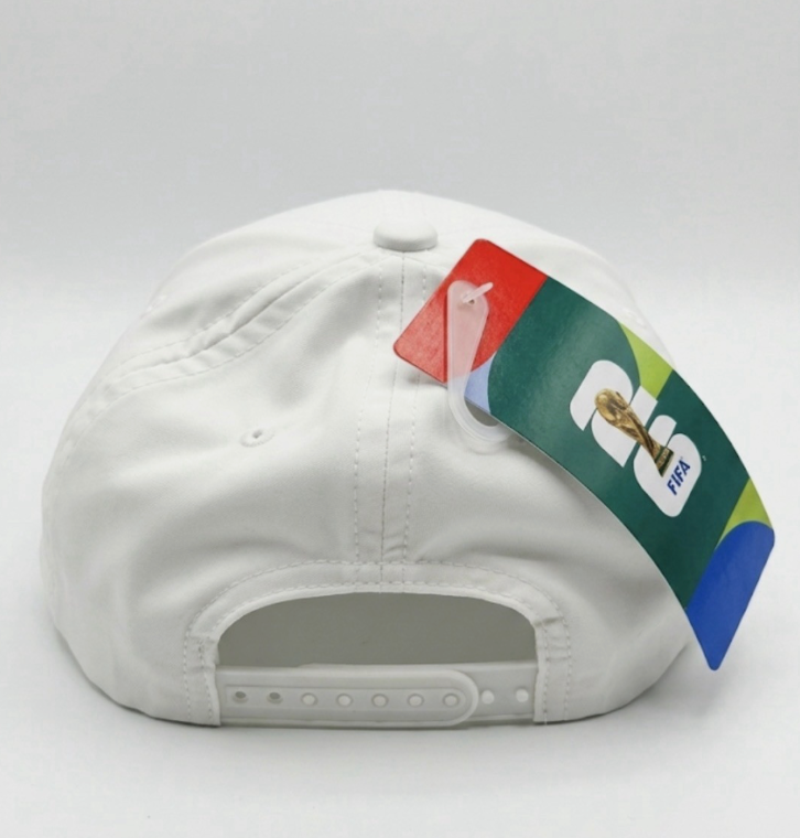 FIFA World Cup 2026 White Logo Embroidered Official Snapback Soccer Hat