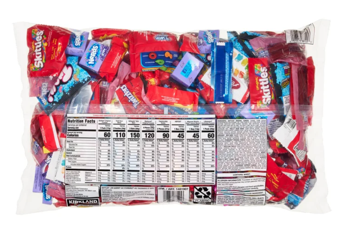 Kirkland Signature Funhouse Treats Variety Pack 92 oz Assorted Candy Mix Individually Wrapped Favorites