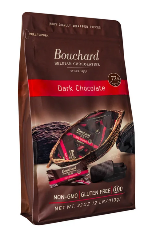 Bouchard Belgian Napolitains Premium Dark Chocolate 32 oz