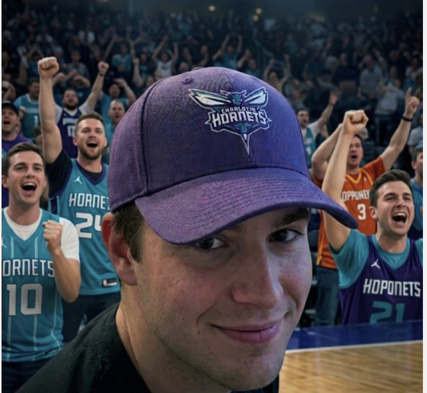 Charlotte Hornets Fan Favorite NBA Cap Adjustable Purple OSFA ONE SIZE