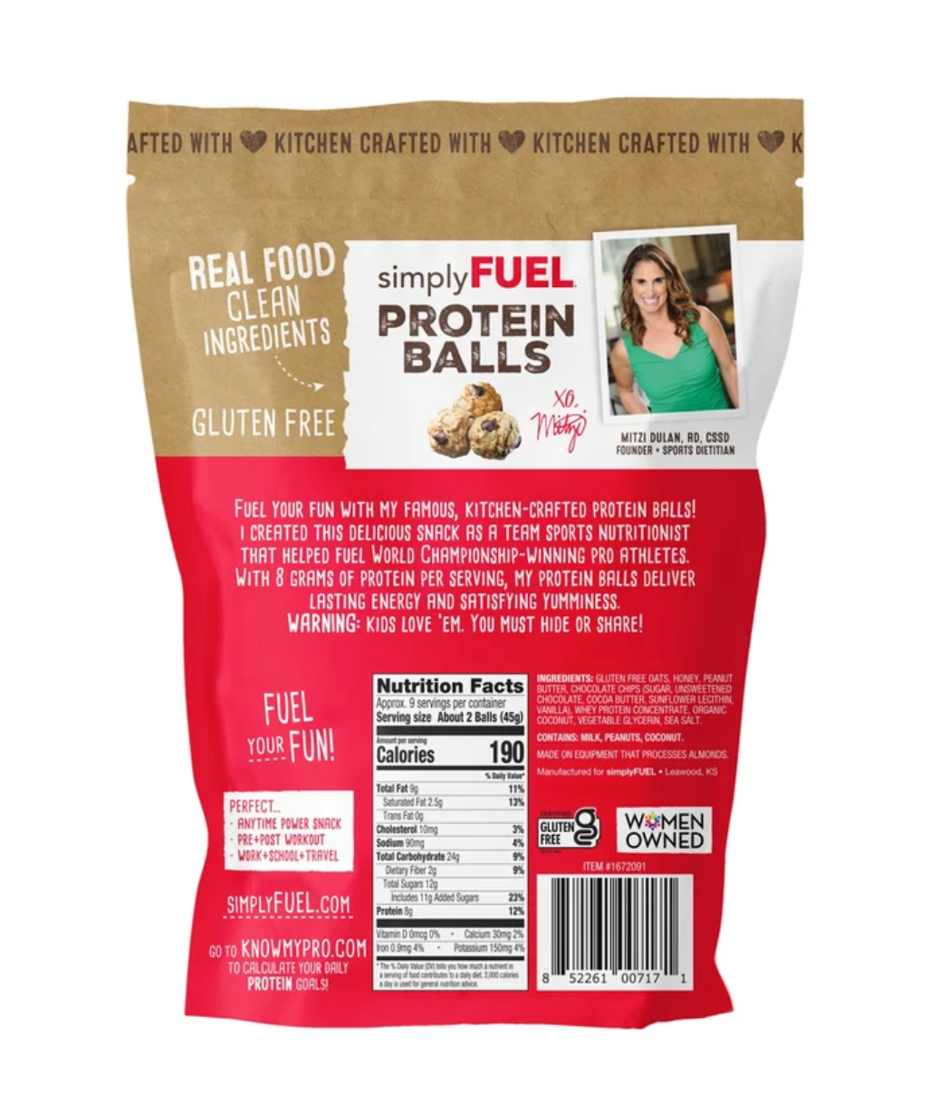 Simply Fuel Protein Balls, 14.4 oz Item 1672091