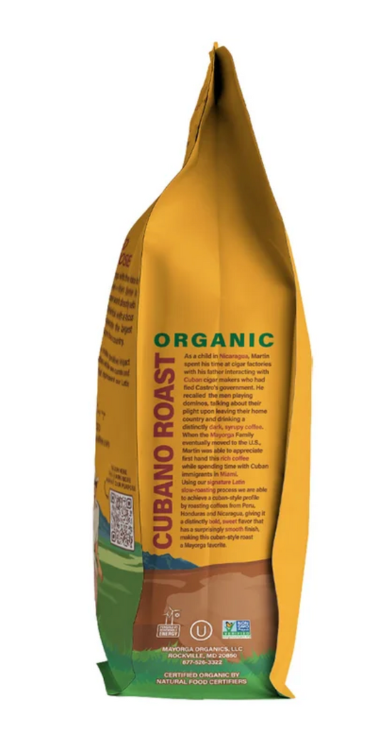 Mayorga Coffee Organic Cubano Roast Dark Roast Whole Bean Coffee (2 lbs)