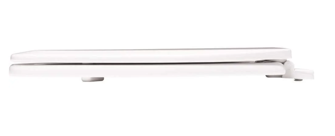 Bemis 1500TTT Elongated Enameled Wood Toilet Seat in White