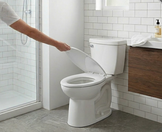 Bemis 1500TTT Elongated Enameled Wood Toilet Seat White Heavy-Duty Toilet Seat with Top-Tite® Installation