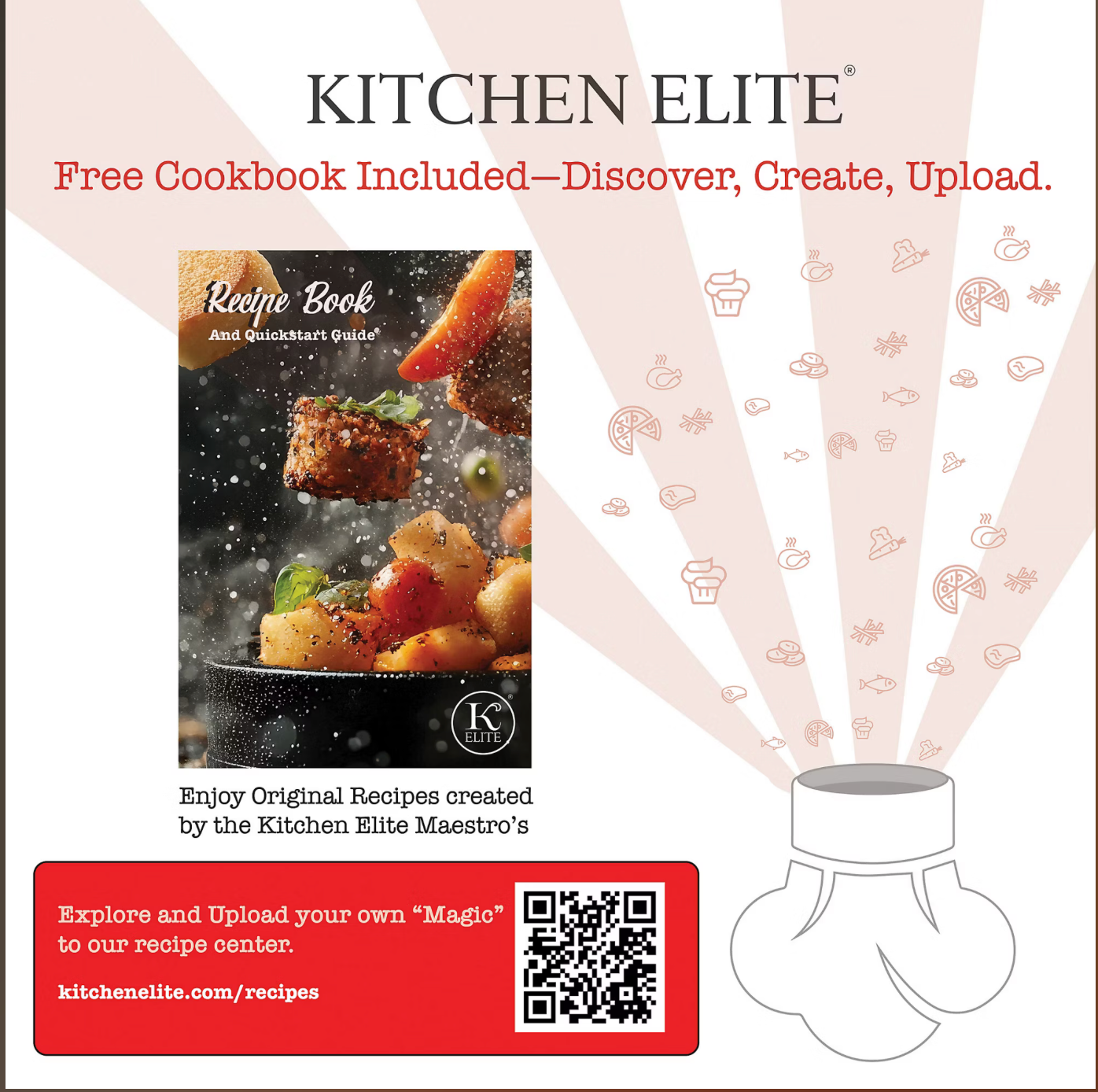 Kitchen Elite 9.5 Qt. Digital Air Fryer Easy-View Window Stainless Steel PFAS-Free