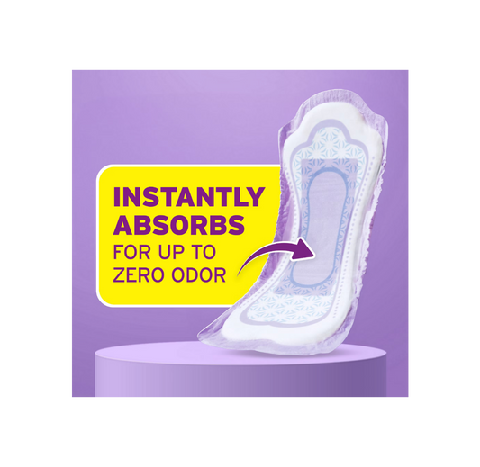 Poise Fresh Protection Incontinence Pads, 6 Ultimate Long, 120 Count