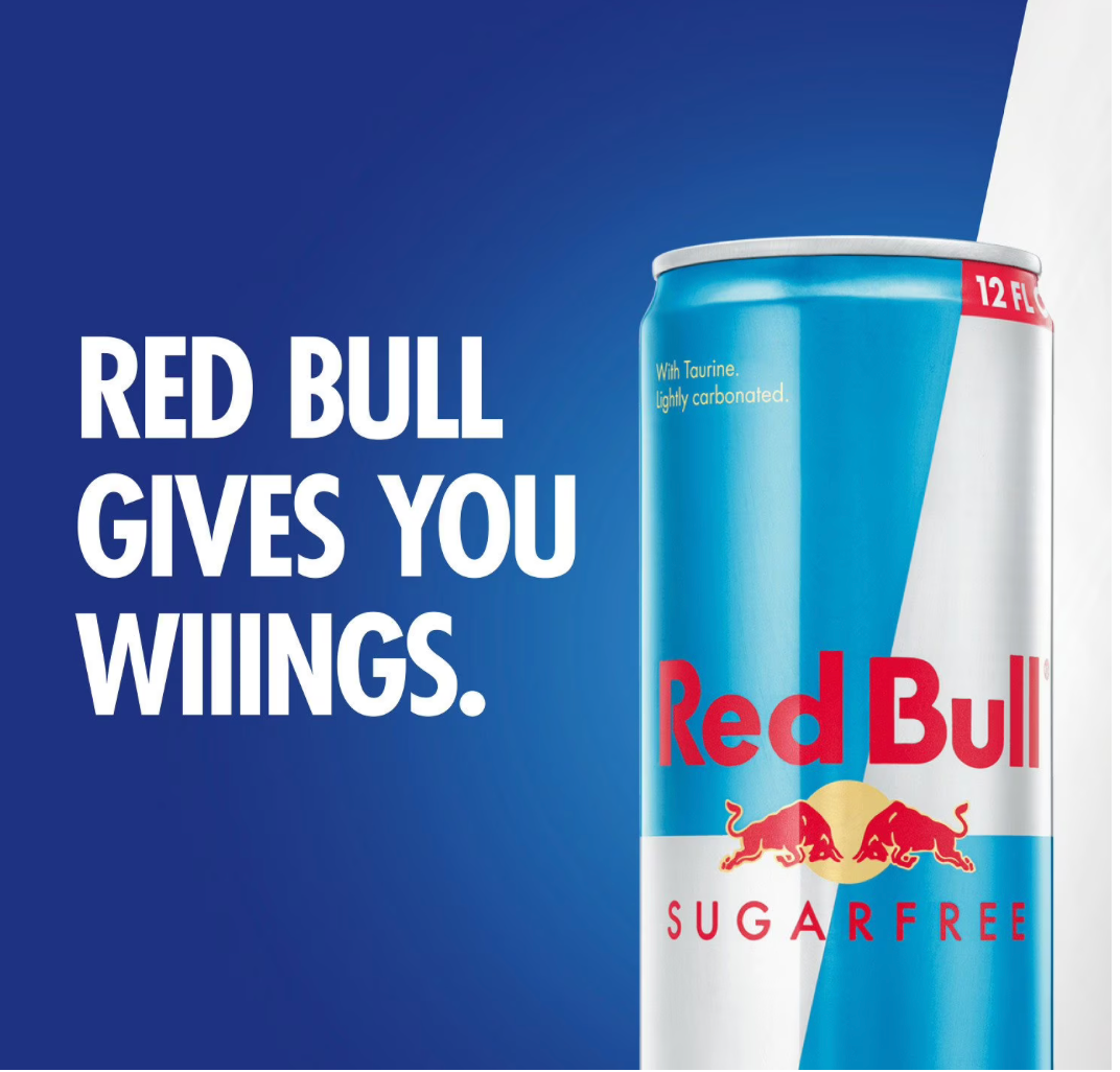 Red Bull Energy Drink, 12 fl oz Cans (24 Pack) - Original & Sugarfree