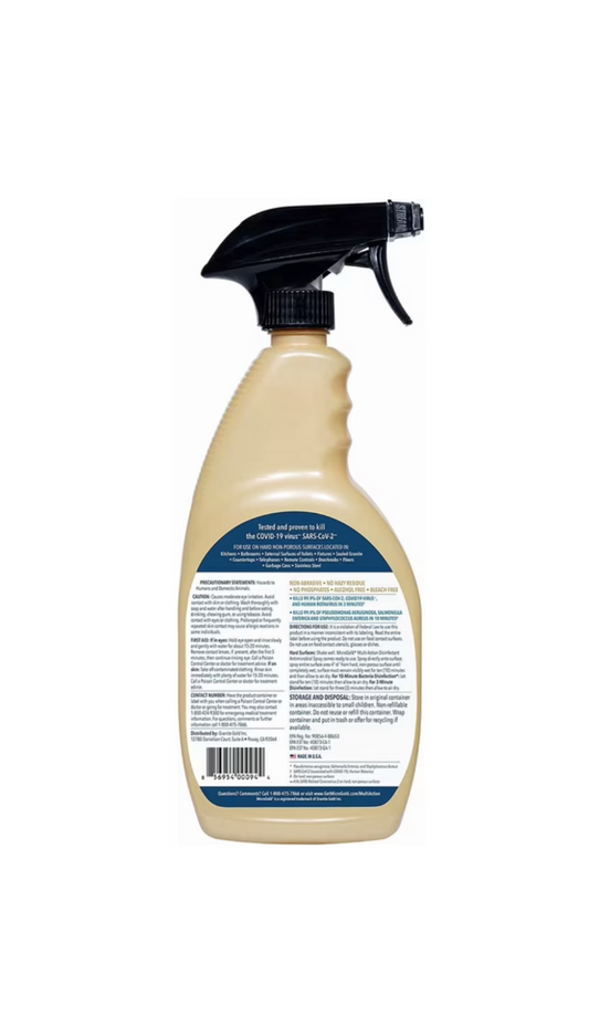 MicroGold Multi-Action Disinfectant & Antimicrobial Spray, 24 fl oz