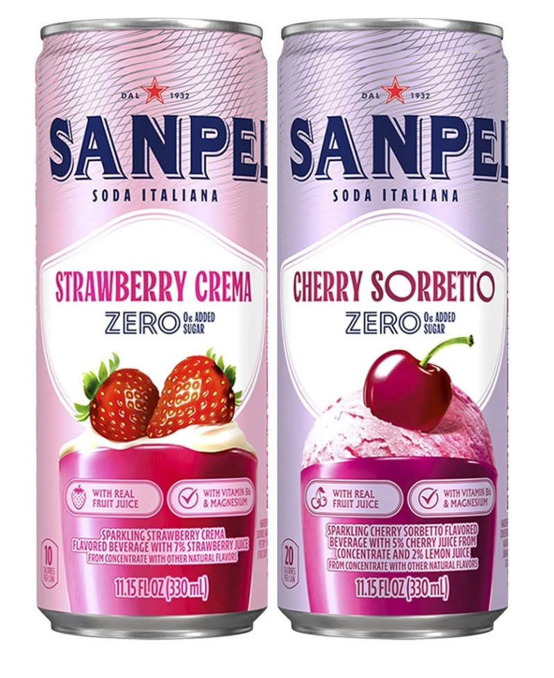 Sanpellegrino Zero Sugar Crafted Soda Italiana Variety Pack, 11.15 fl oz, 24-Count