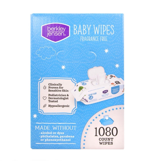 Berkley Jensen Baby Wipes, Fragrance Free (1080 Count)