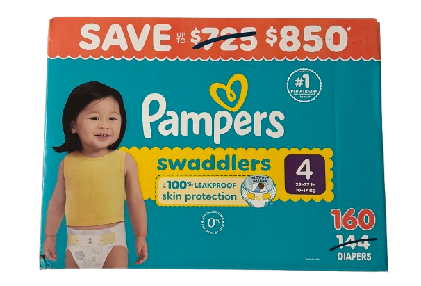 Pampers Swaddlers Baby Diapers, Choose Your Sizes 1 to 7