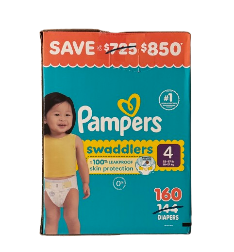 Pampers Swaddlers Baby Diapers, Choose Your Sizes 1 to 7