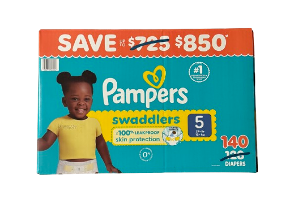 Pampers Swaddlers Baby Diapers, Choose Your Sizes 1 to 7