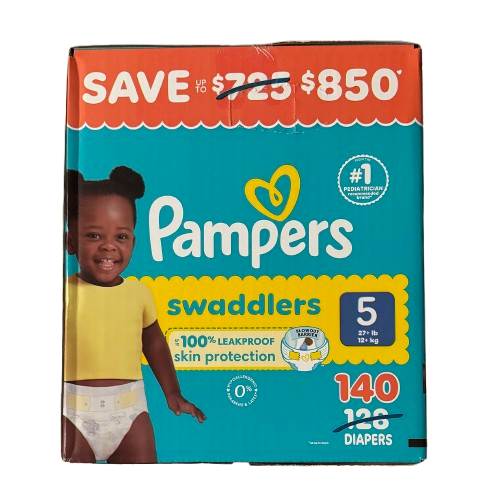 Pampers Swaddlers Baby Diapers, Choose Your Sizes 1 to 7