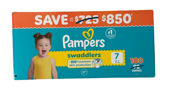 Pampers Swaddlers Baby Diapers, Choose Your Sizes 1 to 7