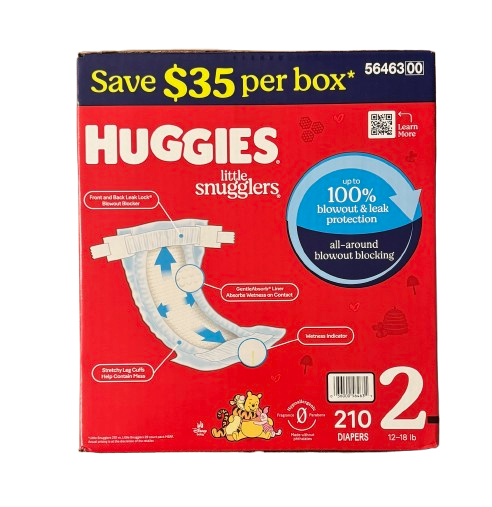 Huggies Diapers - Little Snugglers & Little Movers (Multiple Sizes)