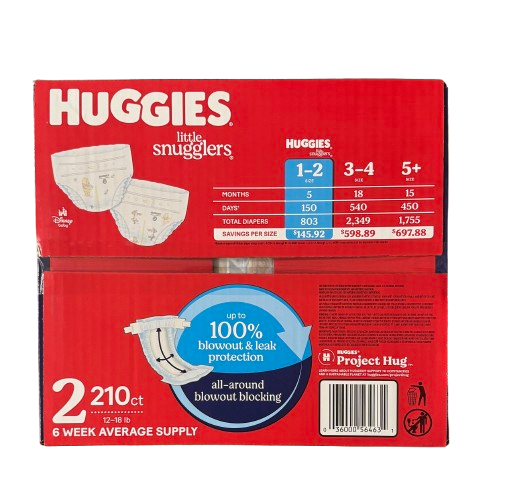 Huggies Diapers - Little Snugglers & Little Movers (Multiple Sizes)