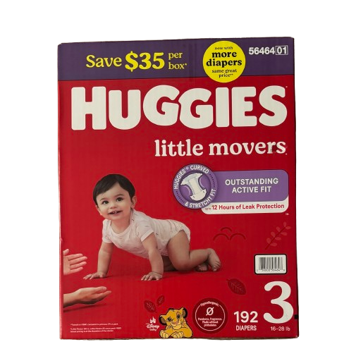 Huggies Diapers - Little Snugglers & Little Movers (Multiple Sizes)