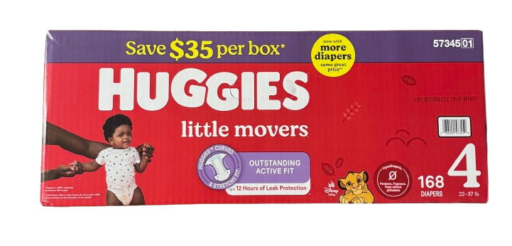 Huggies Diapers - Little Snugglers & Little Movers (Multiple Sizes)