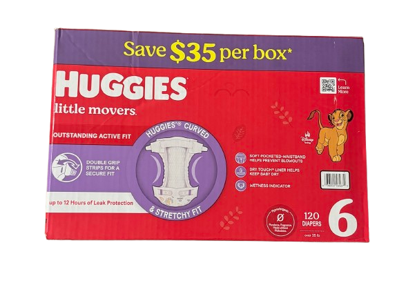 Huggies Diapers - Little Snugglers & Little Movers (Multiple Sizes)
