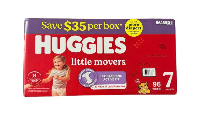 Huggies Diapers - Little Snugglers & Little Movers (Multiple Sizes)