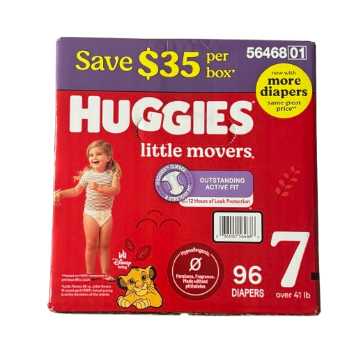 Huggies Diapers - Little Snugglers & Little Movers (Multiple Sizes)