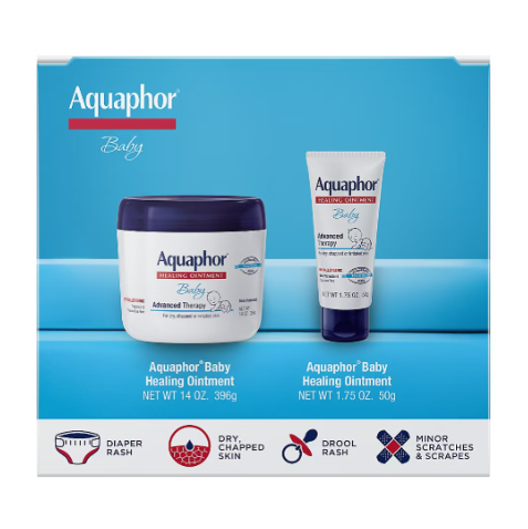 Aquaphor Baby Healing Ointment Advanced Therapy jar with bonus tube - view 2