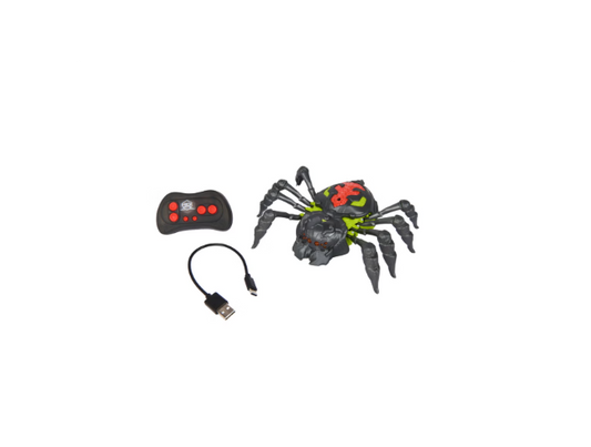 HEX BOTS Wall Crawling Spider RC Robot Toy Remote Control, LED Eyes, Wall Climbing, Ages 4+ - view 2