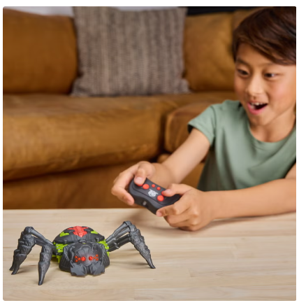 HEX BOTS Wall Crawling Spider RC Robot Toy Remote Control, LED Eyes, Wall Climbing, Ages 4+ - view 5