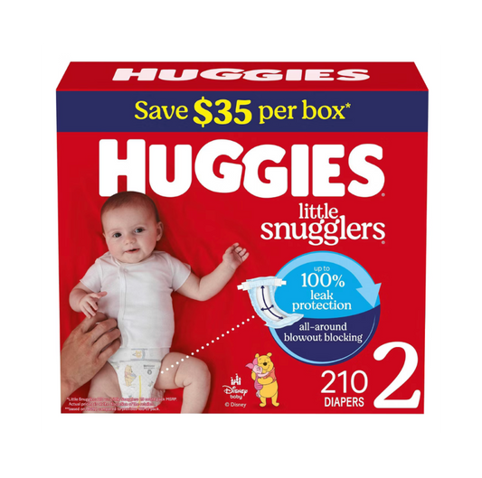 Huggies Little Snugglers & Little Movers Baby Diapers, Sizes 1-8 - view 2