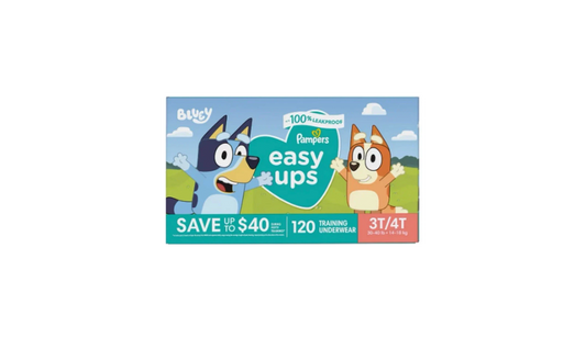 Pampers Easy Ups Bluey Training Underwear, Sizes 2T-6T - view 2