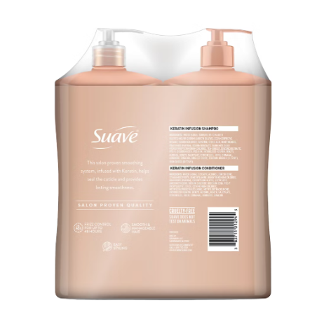 Suave Professionals Keratin Infusion shampoo and conditioner set 2 pack - view 2