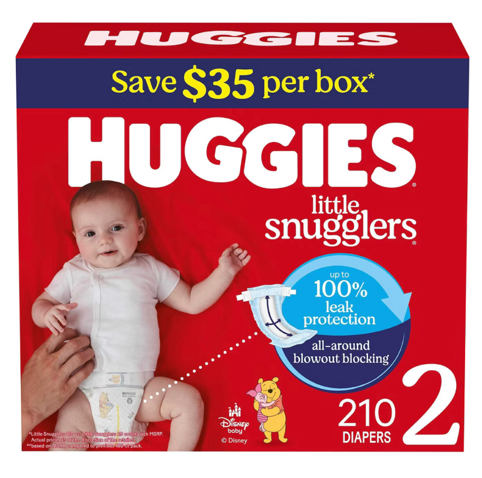 Huggies Diapers - Little Snugglers & Little Movers (Multiple Sizes)