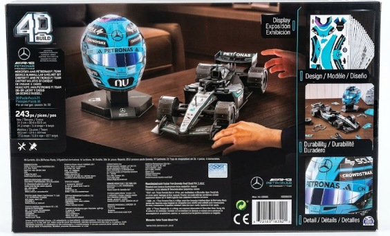 4D Build 3D puzzle model kits KPop Demon Hunters, Eiffel Tower and Mercedes F1 - view 4